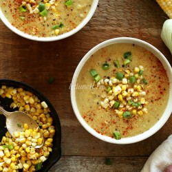 Летний суп с кукурузой