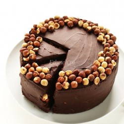 Рецепт шоколадного торта с орехами